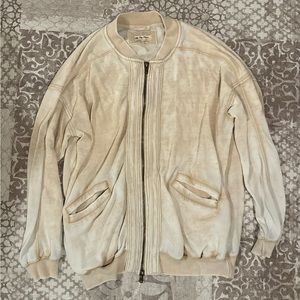 Free People Sweatershirt Jacket Size Large